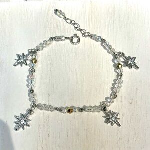 Silver Star Charm Bracelet